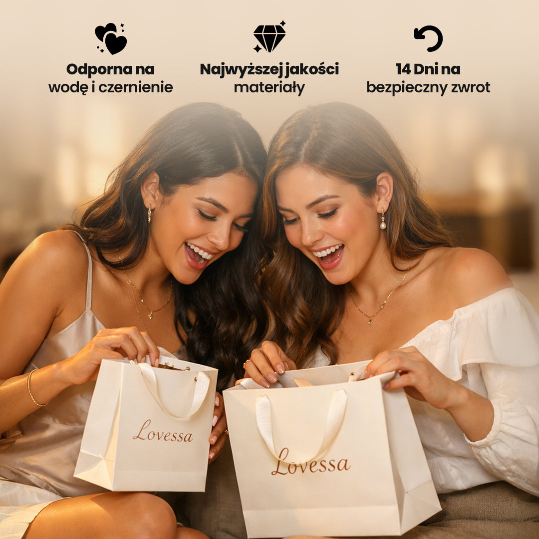 Miś Wieczna Róża + Naszyjnik serca